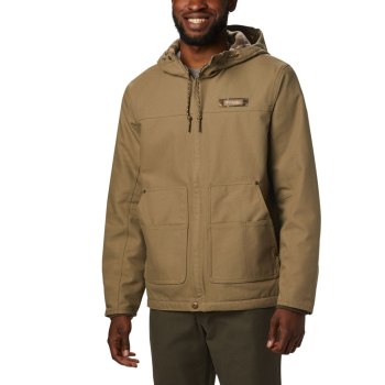 Columbia PHG Rough Tail Work Hooded, Chamarras Marrom Para Hombre | 162598-SCP